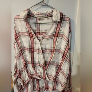 Womens Lou & Grey Plaid Shirt